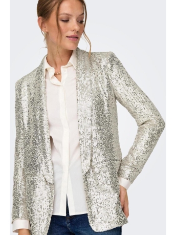 Only Blazer ONLELLY-FRANSA SEQUIN BLAZER TLR 15304189 Moonbeam