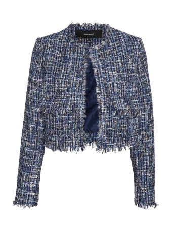 Vero Moda Blazer VMCHANTELLE LS SHORT TWEED BLAZER 10299447 NAVY BLAZER