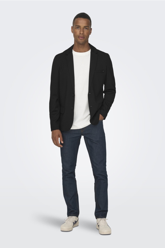 Only & Sons zwarte heren colbert | Model