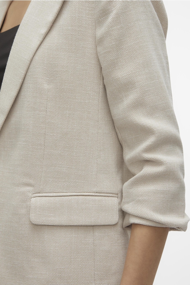 Vero Moda beige dames blazer | Close up
