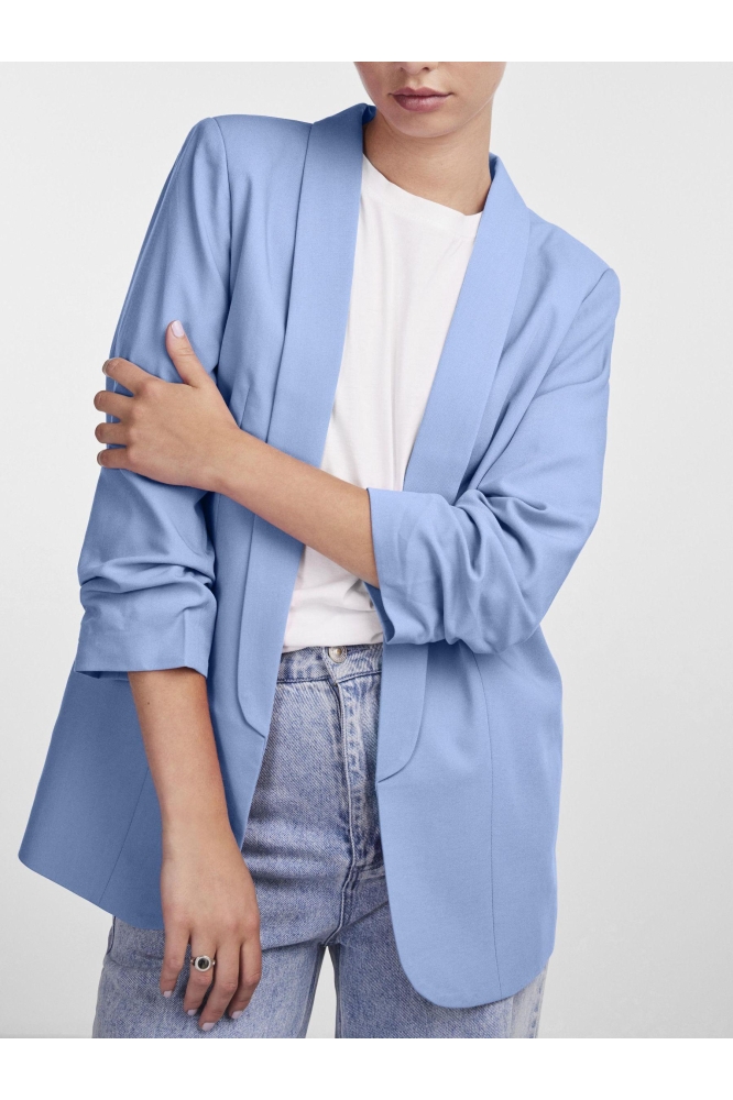 Pieces blauwe dames blazer