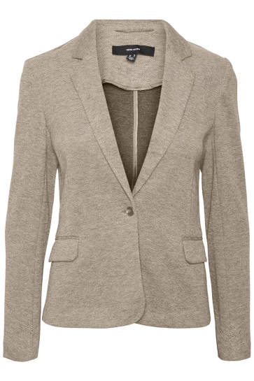 Vero Moda Blazer VMJULIA LS BLAZER JRS NOOS 10154123 SILVER MINK/ MELANGE