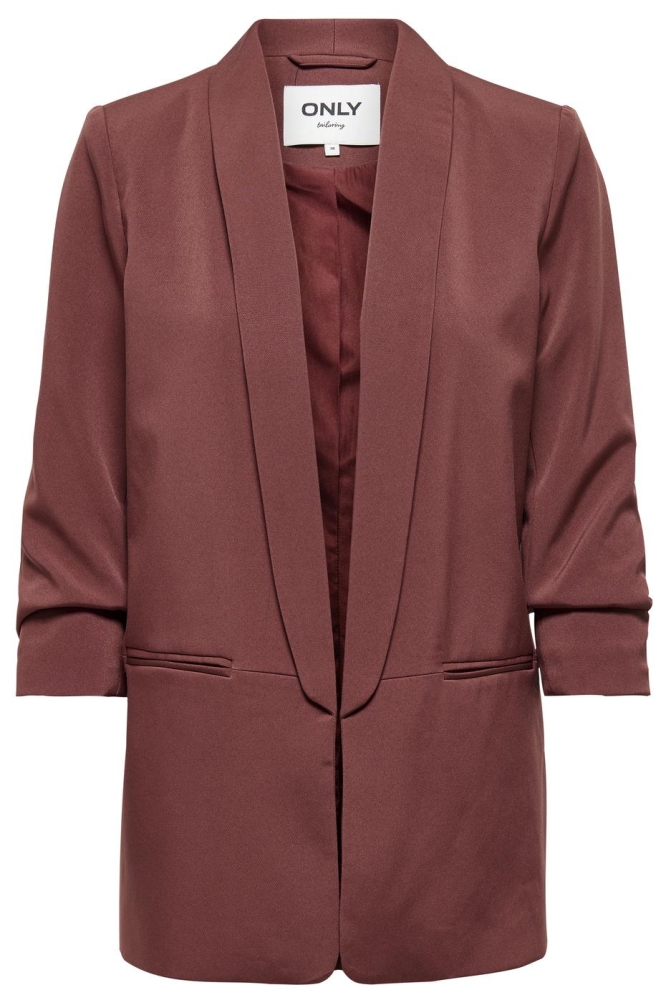 Only bordeaux dames blazer | Vooraanzicht