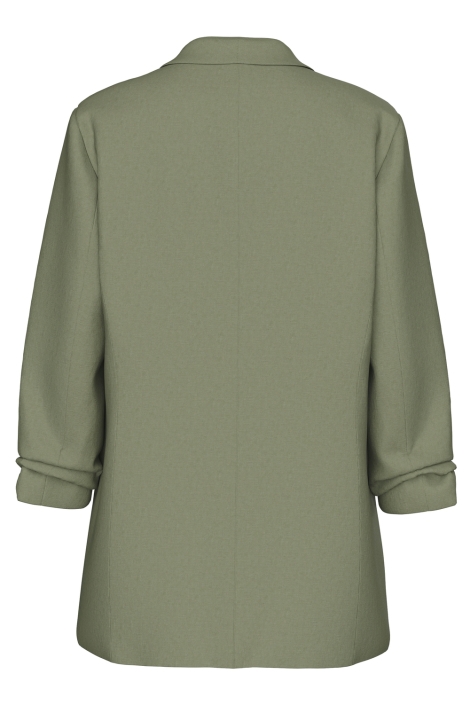 Pieces groene dames blazer | Achteraanzicht
