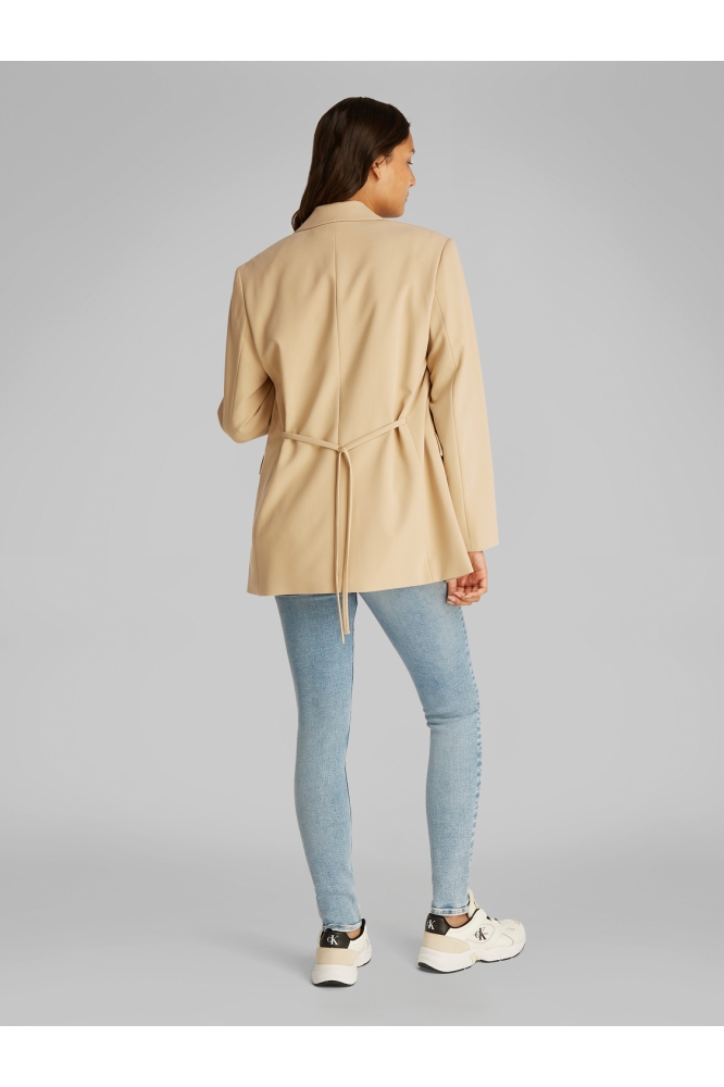 Calvin Klein camel dames blazer | Model