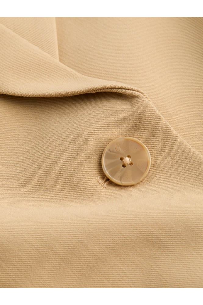 Calvin Klein camel dames blazer | Close up