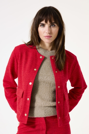 Garcia Blazer BOUCLE JACK I50291 2808 TRUE RED