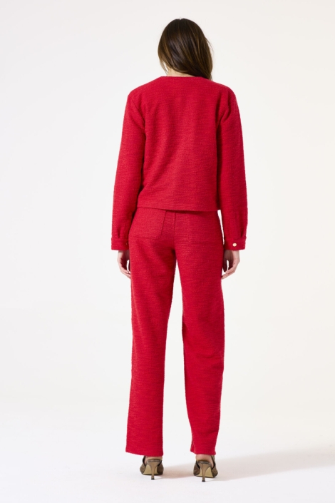 Garcia rode dames blazer | Achteraanzicht