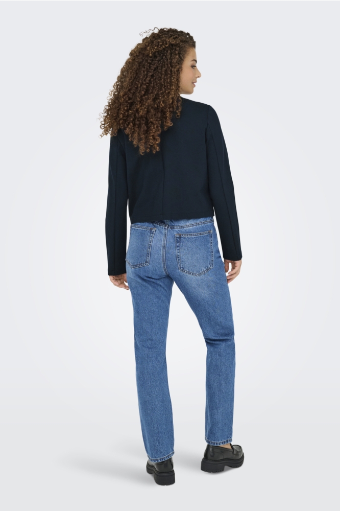 Only blauwe dames blazer | Model achteraanzicht
