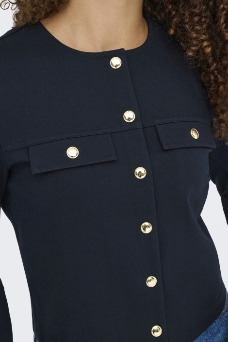Only blauwe dames blazer | Close up
