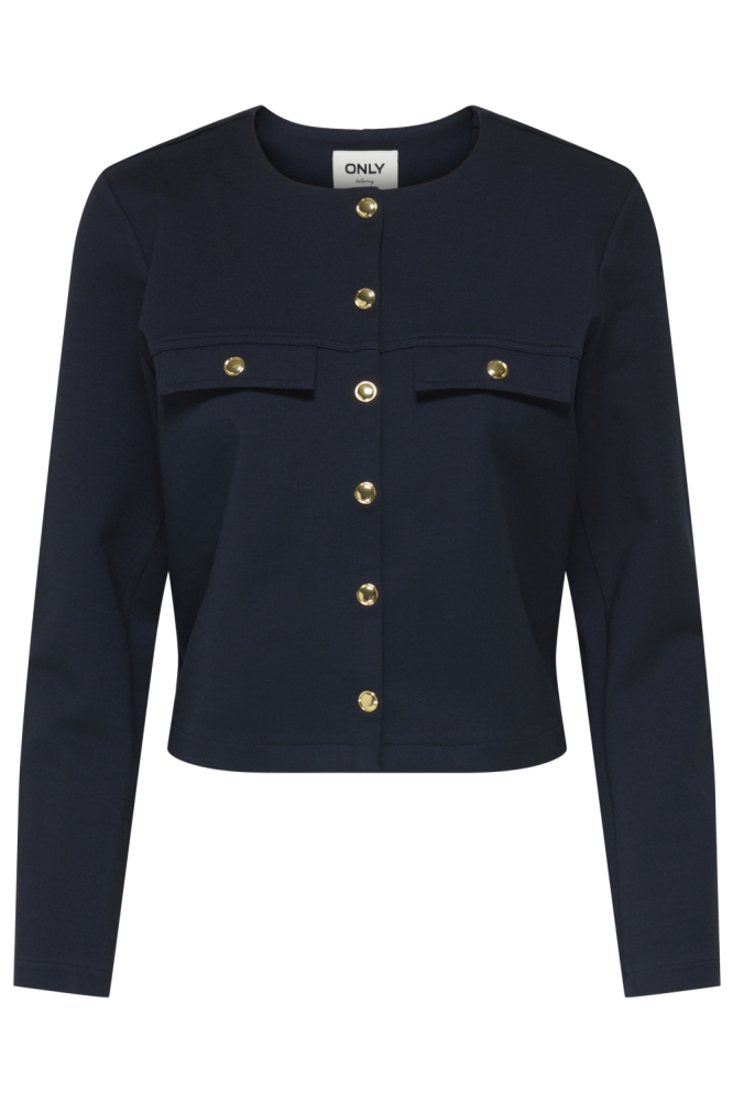 Only blauwe dames blazer | Vooraanzicht