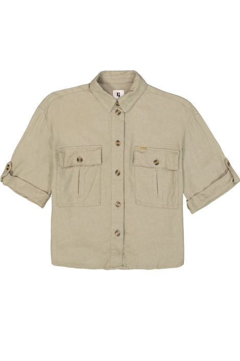 Garcia groene dames blouse | Vooraanzicht