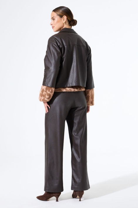 Garcia bruine dames blouse | Model