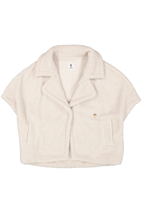 Garcia beige dames gilet | Vooraanzicht