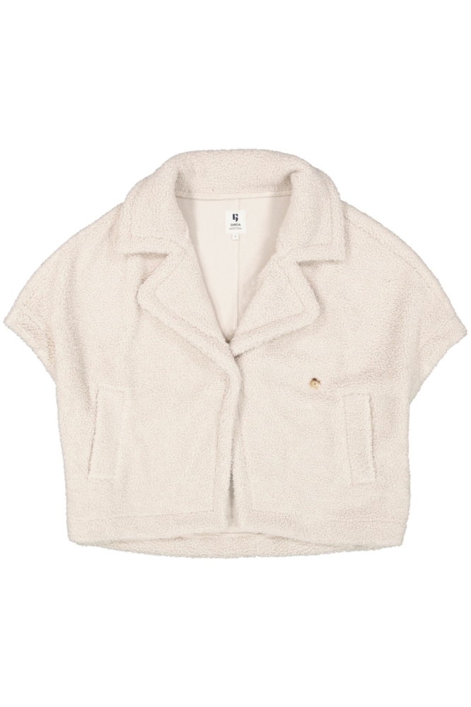 Garcia beige dames gilet | Vooraanzicht
