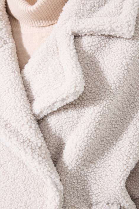 Garcia beige dames gilet | Close up