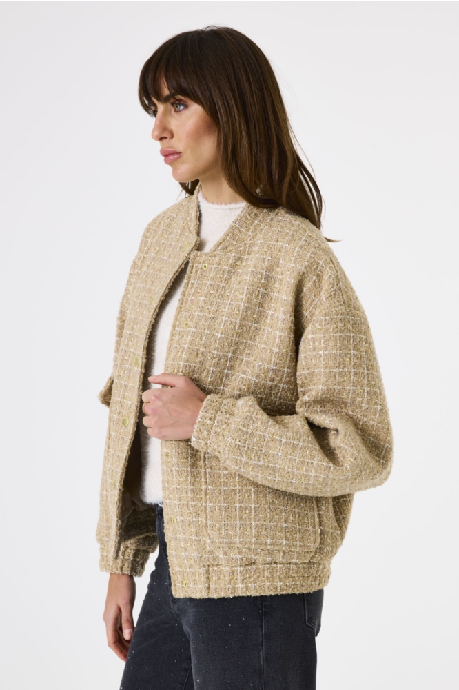 Garcia zand dames jas | Model zijaanzicht