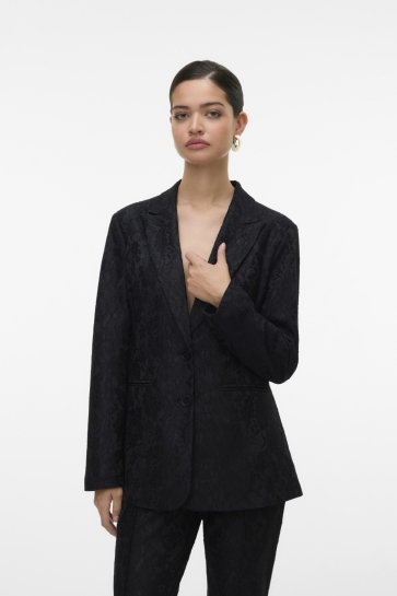 Vero Moda VMSCARLY LS LACE BLAZER 10336364 Black