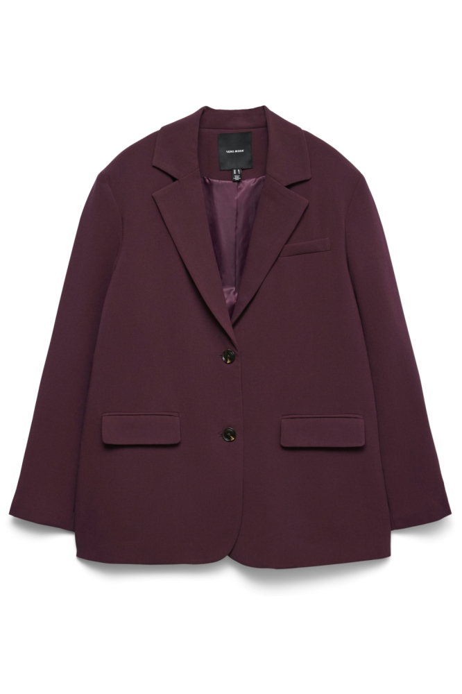 Vero Moda bordeaux dames blazer | Vooraanzicht