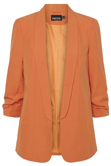 Pieces Blazer PCBOSELLA 3/4 BLAZER NOOS BC 17090996 MANDARIN ORANGE