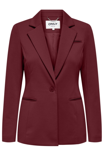 Only Blazer ONLPEACH L/S FIT BLAZER TLR NOOS 15298659 CABERNET