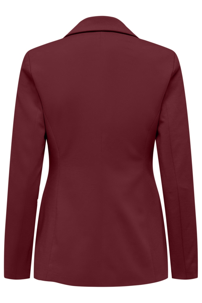 Only bordeaux dames blazer | Achteraanzicht