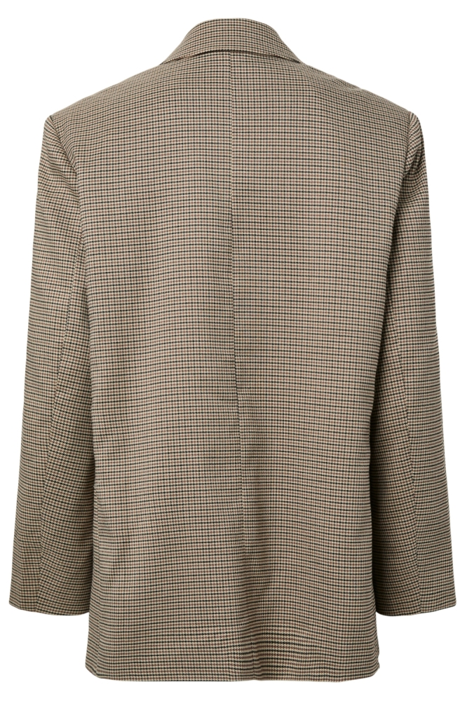 Pieces bruine dames blazer | Achteraanzicht