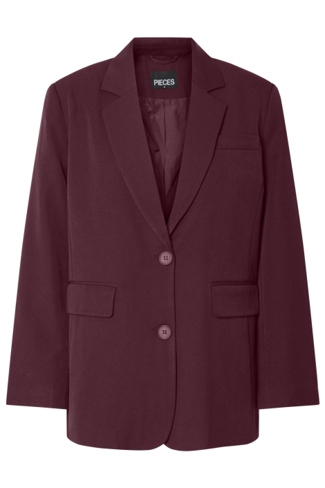 Pieces bordeaux dames blazer | Vooraanzicht