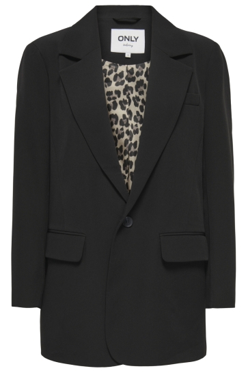 Only Blazer ONLLANA-BERRY L/S REG BLAZER TLR CS 15356403 BLACK/ W. LEO LIN