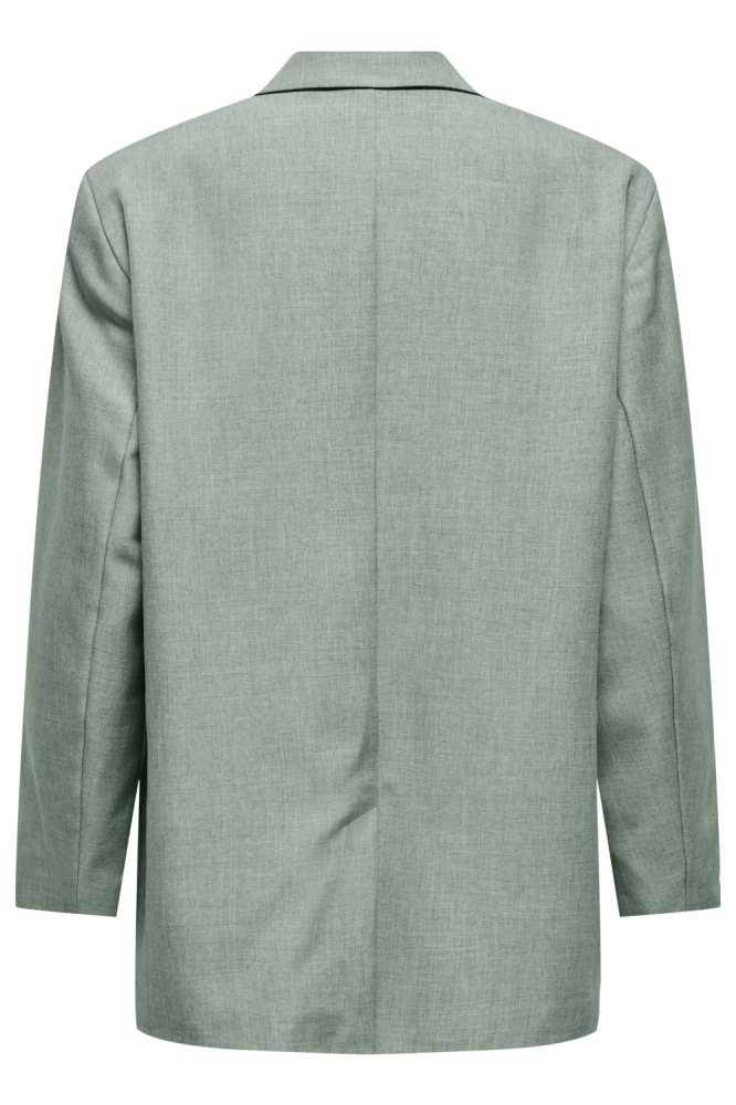 Only groene dames blazer | Achteraanzicht