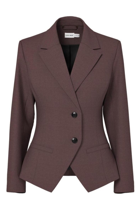 Hypedrop bruine dames blazer | Vooraanzicht