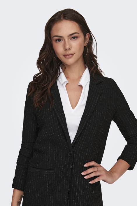 Jacqueline de Yong zwarte dames blazer | 
