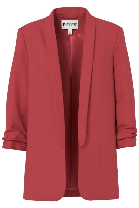 Pieces rode dames blazer | Vooraanzicht
