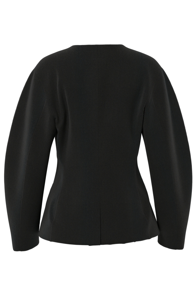 Pieces zwarte dames blazer | Achteraanzicht