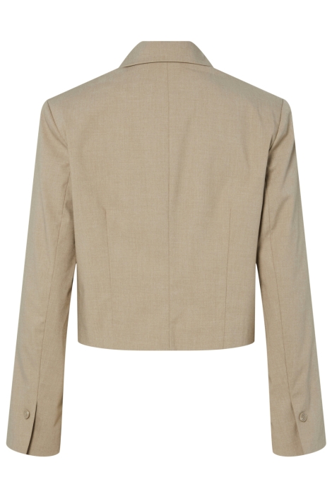 Pieces camel dames blazer | Achteraanzicht