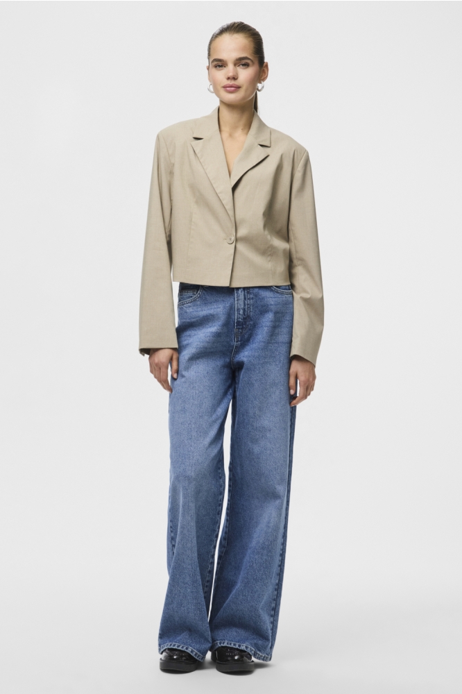 Pieces camel dames blazer | Model