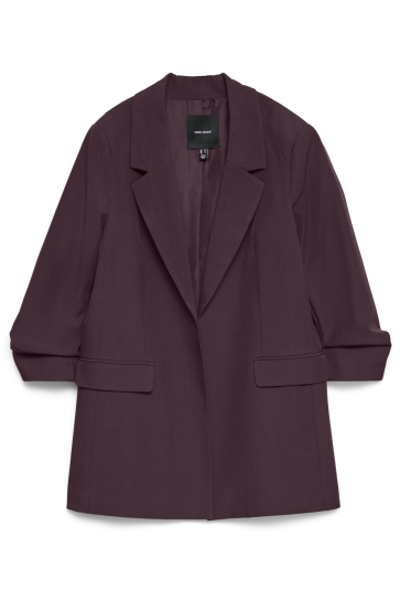 Vero Moda VMGRACE TROIAN 3/4 REGULAR BLAZER T 10340797 Winetasting