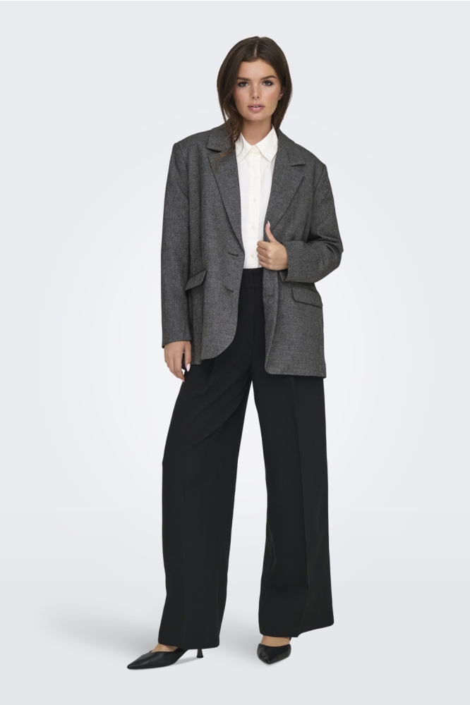 Jacqueline de Yong zwarte dames blazer | Model