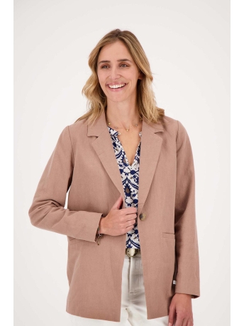Zusss Blazer LINNEN BLAZER 0310 007 1504 LICHTBRUIN