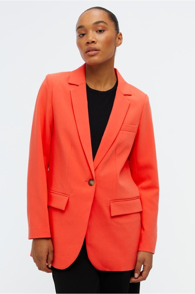 OBJSIGRID L/S BLAZER NOOS 23035737 HOT CORAL