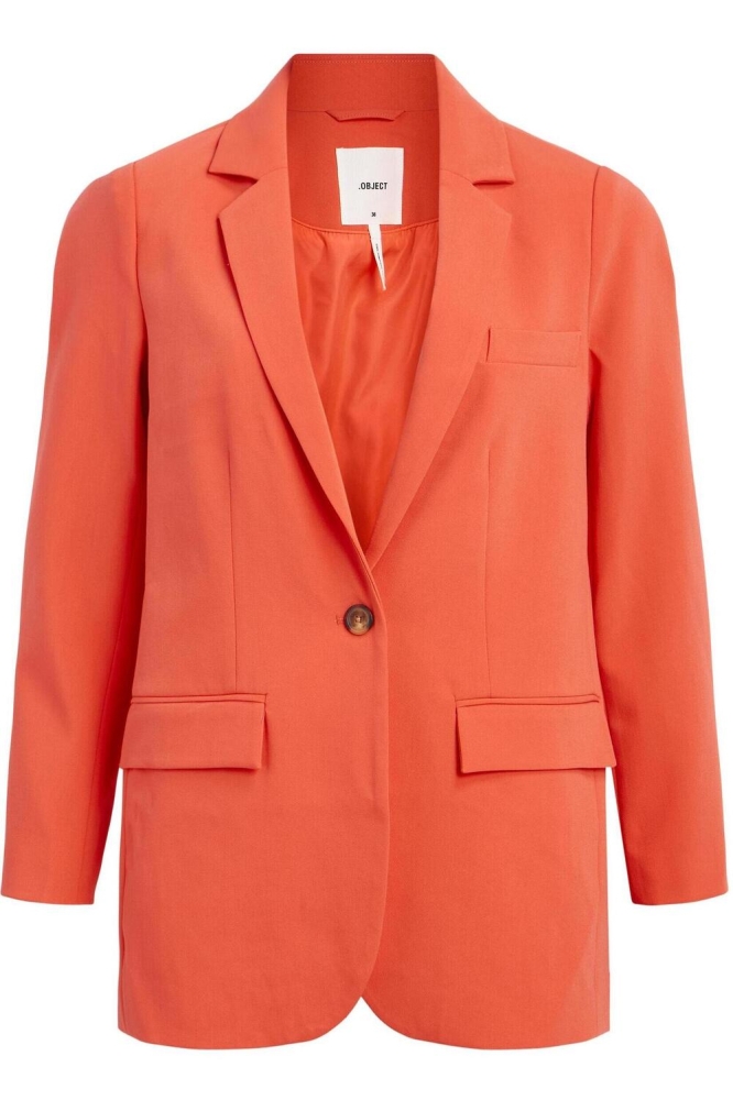 OBJSIGRID L/S BLAZER NOOS 23035737 HOT CORAL