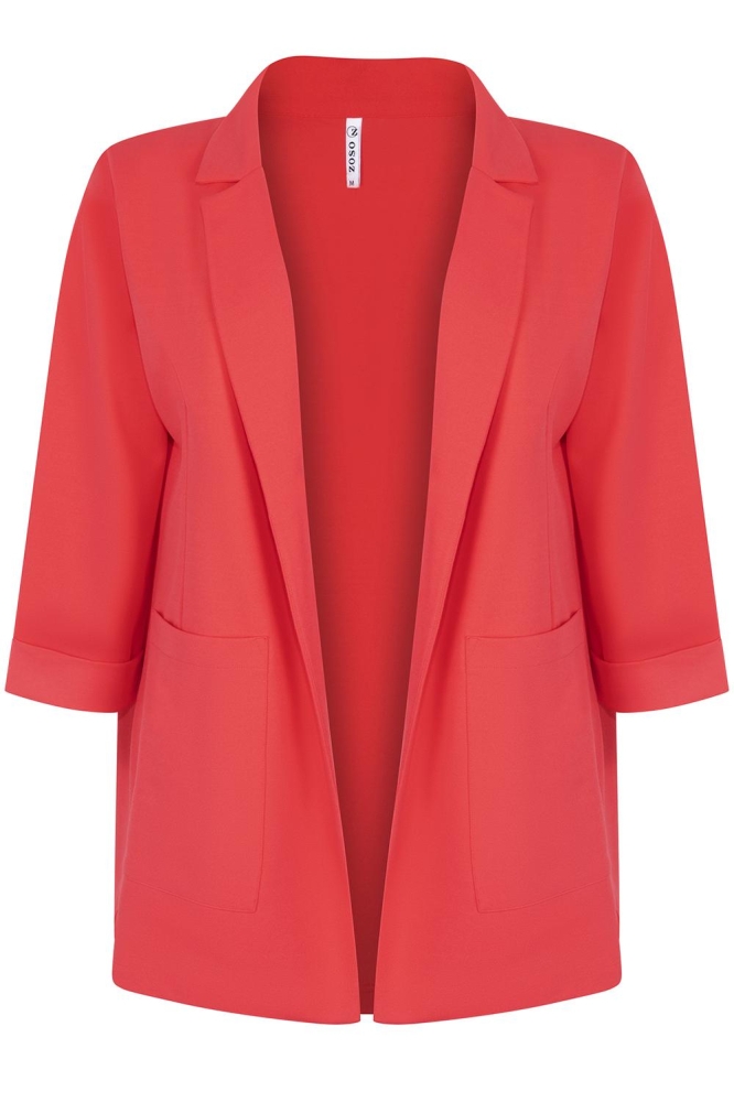 WONDER CREPE FABRIC JACKET 231 0400 PINK