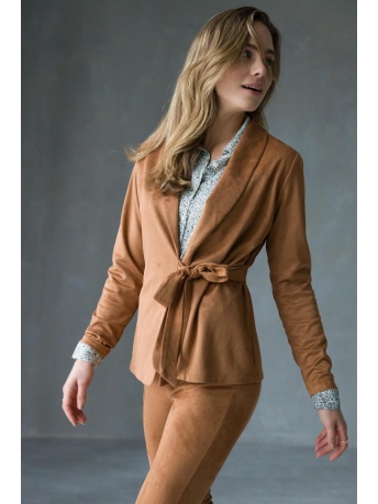 Ivy Beau Blazer QAISH 4001123 9018 COGNAC