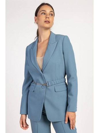 Aaiko Blazer AMILLA BELT R PES 345 184320 ASH BLUE