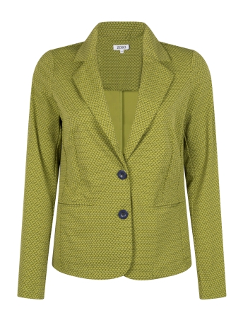 Zoso Blazer MELANIE PRINTED TRAVELBLAZER 234 0074-0000 OLIVE BLACK