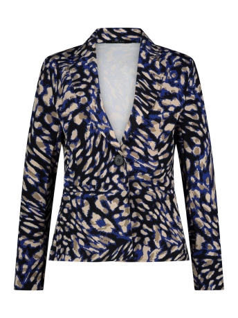 Lady Day Blazer BILLY BLAZER M46 498 1512 BLUE LEOPARD