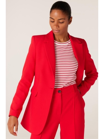 Juffrouw Jansen Blazer CANNES SS24 WQ238 WOVEN BLAZER 000301 RED