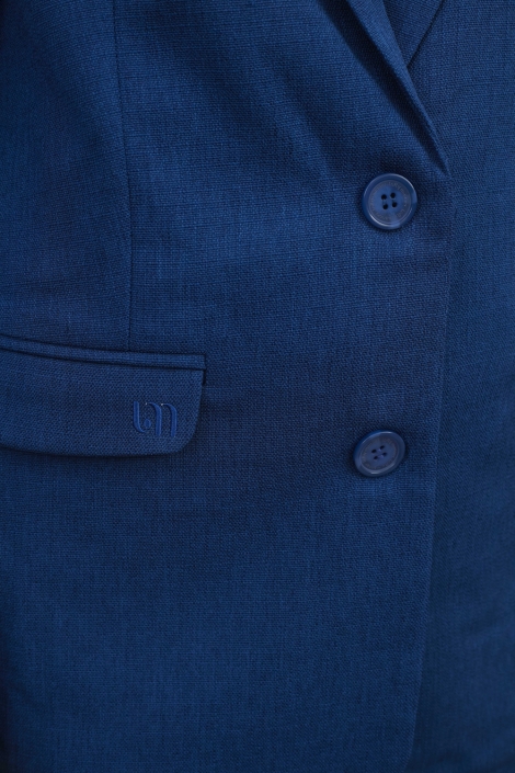 Lofty Manner blauwe dames blazer | Kleurstaal