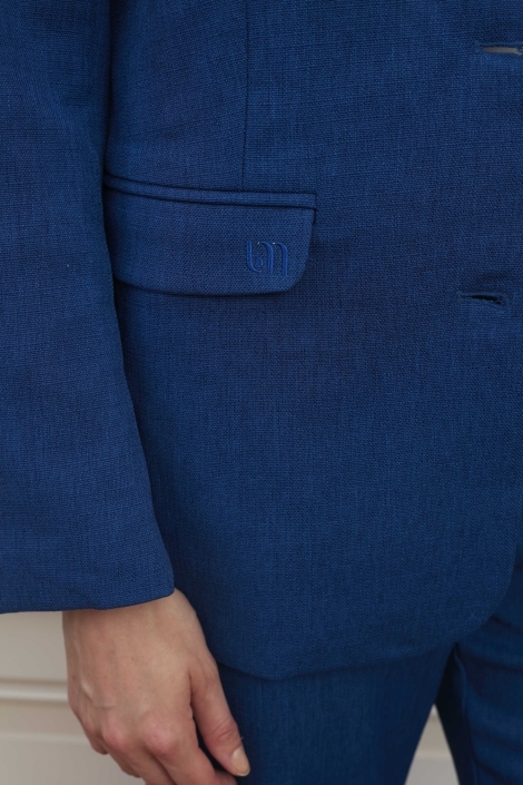 Lofty Manner blauwe dames blazer | Unique Selling Point