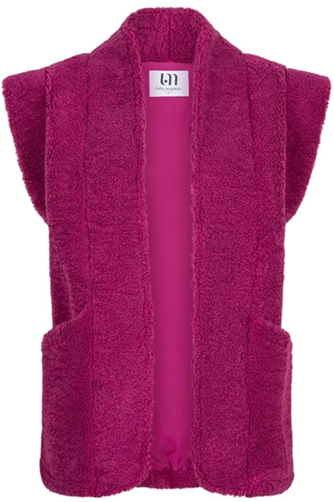 Lofty Manner paarse dames gilet | Vooraanzicht